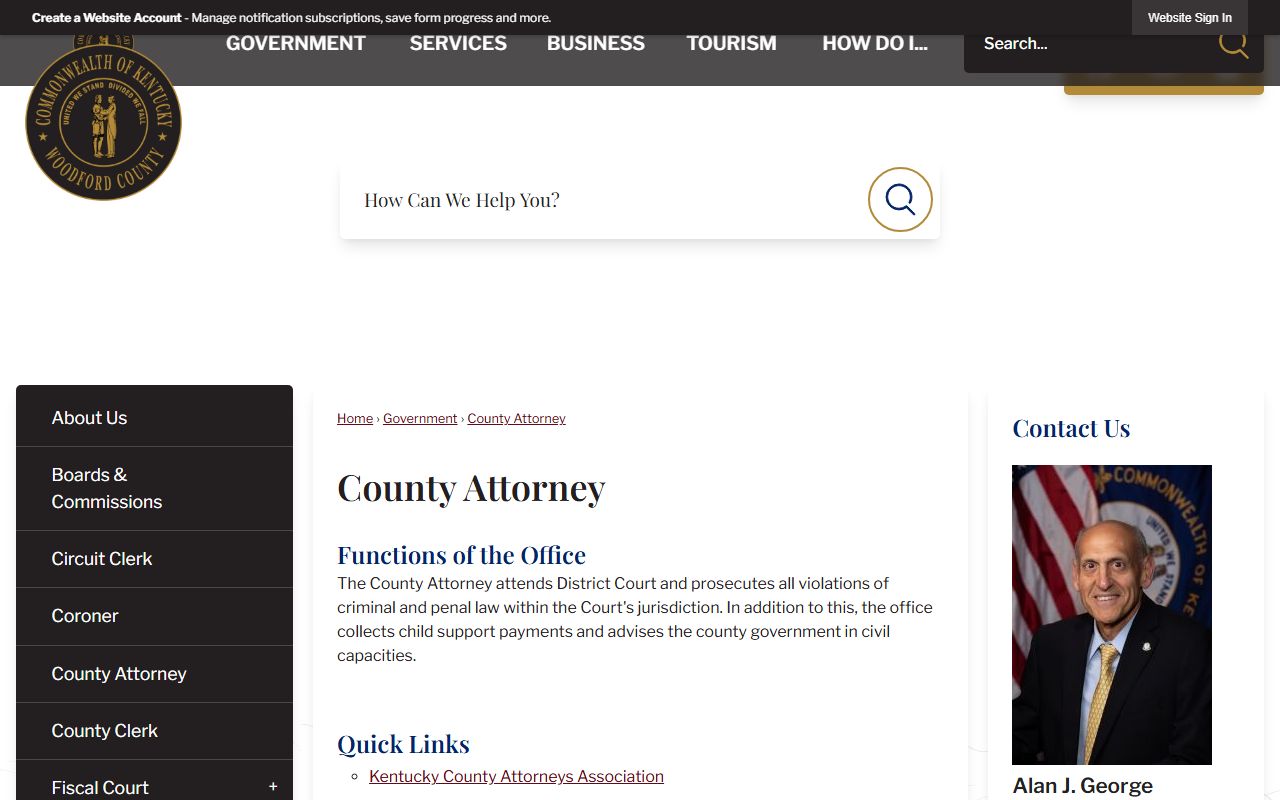 Woodford County criminal court records County Attorney prosecution source