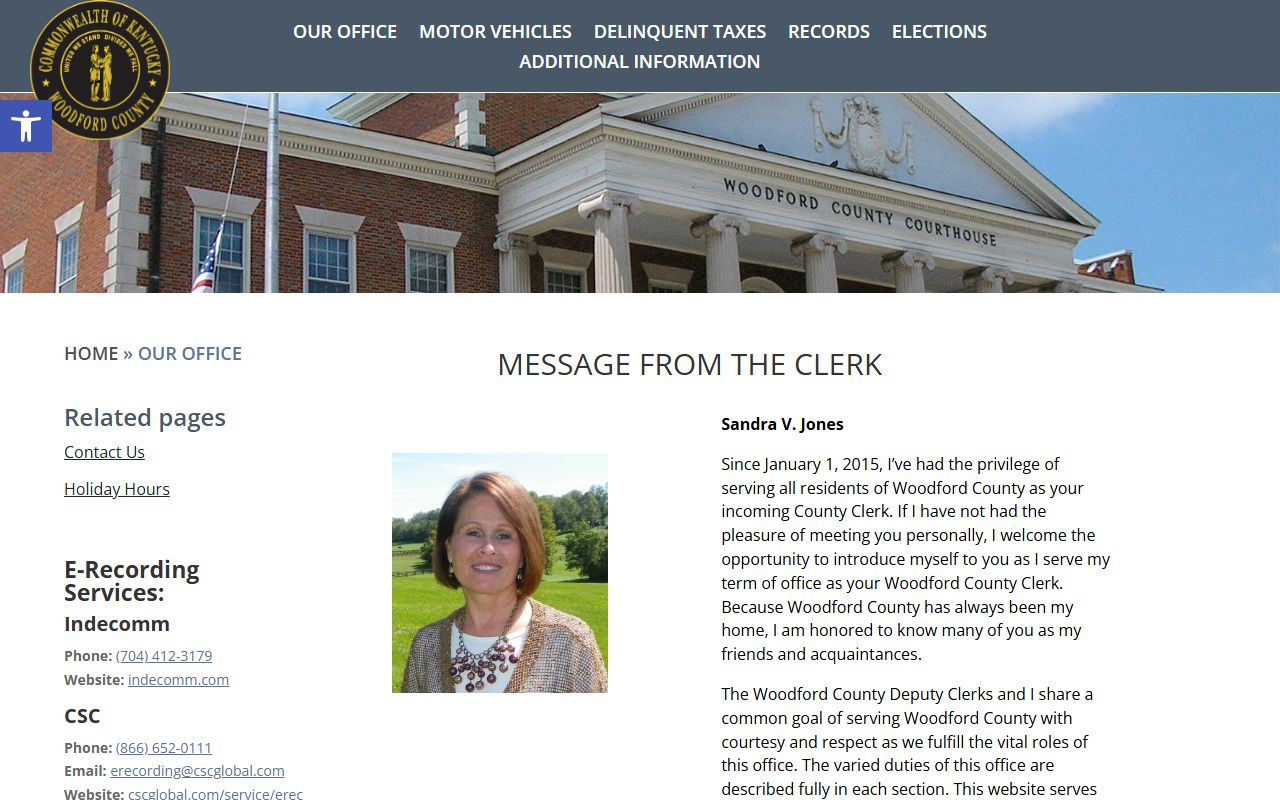 Woodford County marriage records County Clerk office